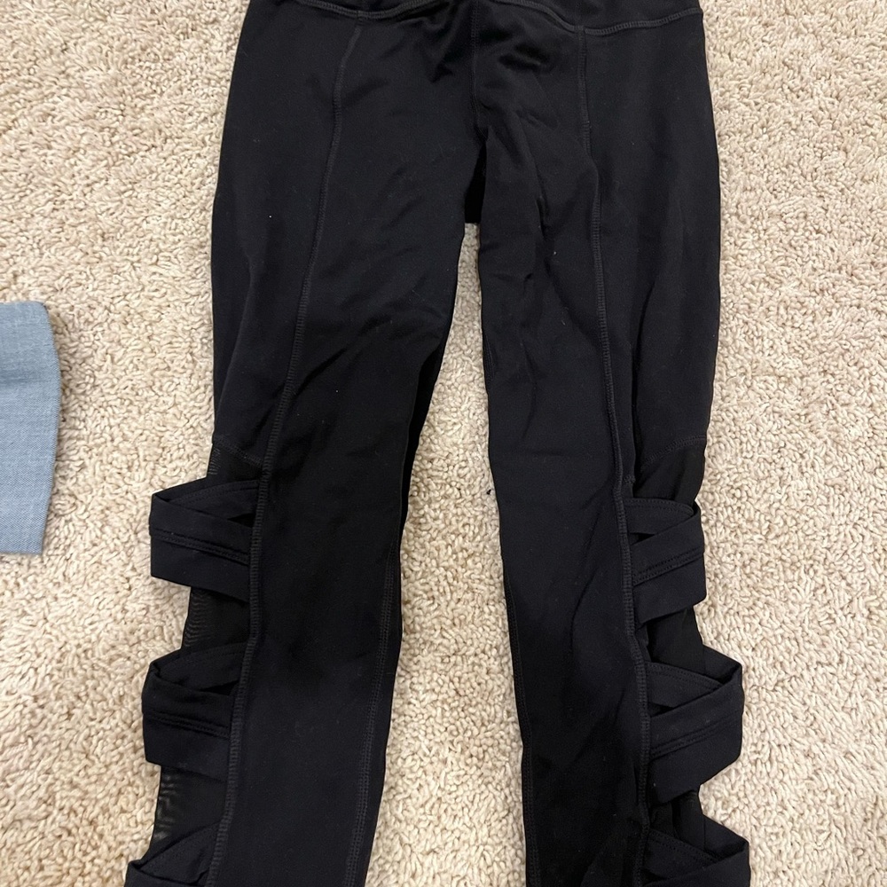 Kids black leggings